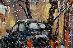 Bead Embroidery Kit Main Bead Embroidery Kit December snowing