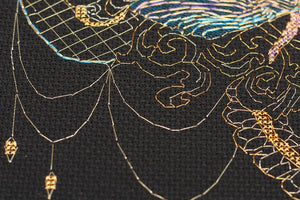Cross Stitch Kit Cross-stitch kits Golden dragonfly