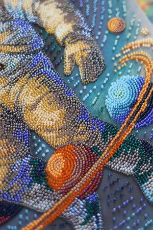 Bead Embroidery Kit Main Bead Embroidery Kit Cosmic Traveler (Adventure stories)