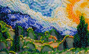 Bead Embroidery Kit Mid-sized bead embroidery kit Summer memories