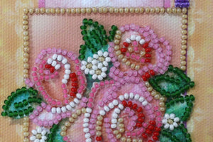 Postcards Bead Embroidery Kit Postcard Bead embroidery kit With love-4