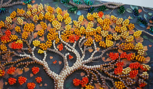 Bead Embroidery Kit Mid-sized bead embroidery kit Warm feelings