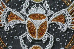 Bead Embroidery Kit Main Bead Embroidery Kit Scarab beetle