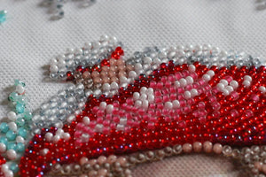 Bead Embroidery Kit Mini Bead embroidery kit Winter magic