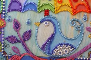 Bead Embroidery Kit Mini Bead embroidery kit Summer rain