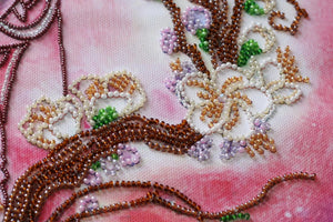Bead Embroidery Kit Main Bead Embroidery Kit Sakura blossom