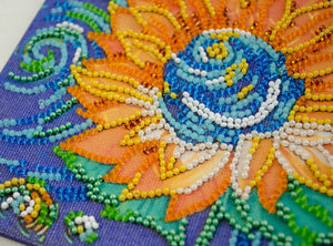 Bead Embroidery Kit Mini Bead embroidery kit A magical dream