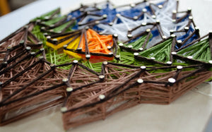 String Art Kit Creative Kit/String Art Аt the foot of the mountain