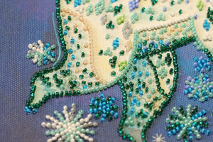 Bead Embroidery Kit Mid-sized bead embroidery kit Happy