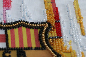 Bead Embroidery Kit Mini Bead embroidery kit FC Barcelona