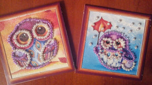 Magnets Bead Embroidery Kit Mini Magnets Bead embroidery kit Owl – 3