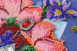 Bead Embroidery Kit Main Bead Embroidery Kit Magic flowers