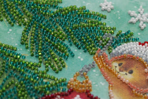 Bead Embroidery Kit Mini Bead embroidery kit Decorating christmas tree