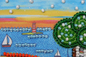 Magnets Bead Embroidery Kit Magnets Bead embroidery kit Hello, sea