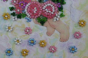 Postcards Bead Embroidery Kit Postcard Bead embroidery kit Present angel