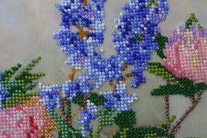 Bead Embroidery Kit Main Bead Embroidery Kit Cream bunch