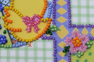 Bead Embroidery Kit Mini Bead embroidery kit Easter patterns