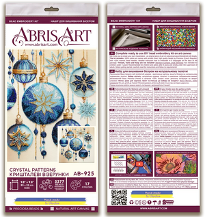 Bead Embroidery Kit Main Bead Embroidery Kit Crystal patterns