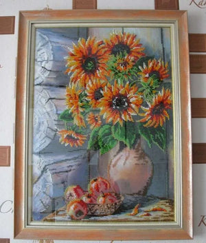 Bead Embroidery Kit Main Bead Embroidery Kit Summer bouquet