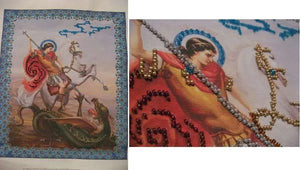 Bead Embroidery Kit Main Bead Embroidery Kit St. George the Victorious