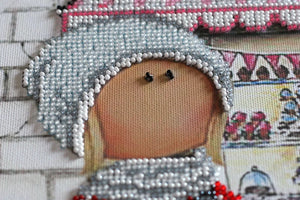 Bead Embroidery Kit Main Bead Embroidery Kit Meeting in the cafe