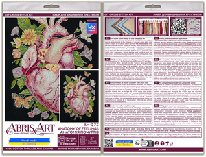 Cross Stitch Kit Cross-stitch kits Anatomy of feelings