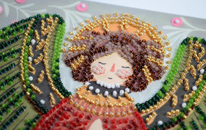 Bead Embroidery Kit Mid-sized bead embroidery kit Guardian of the Christmas Miracle