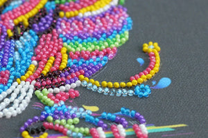 Bead Embroidery Kit Mid-sized bead embroidery kit Once upon a night
