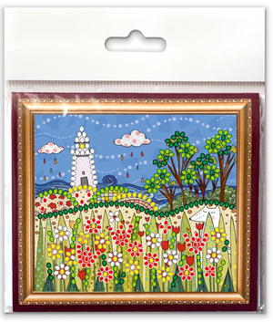 Magnets Bead Embroidery Kit Magnets Bead embroidery kit Flower sea