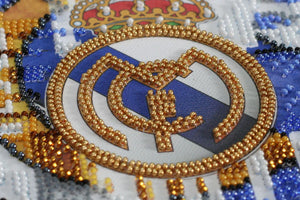 Bead Embroidery Kit Mini Bead embroidery kit FC Real Madrid