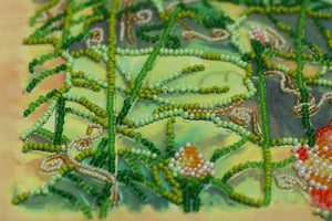 Bead Embroidery Kit Main Bead Embroidery Kit Lotuses at sunset