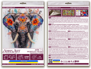 Bead Embroidery Kit Mid-sized bead embroidery kit Secrets of the east