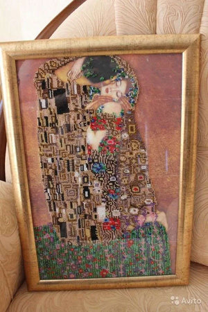 Bead Embroidery Kit Main Bead Embroidery Kit The kiss
