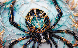 Bead Embroidery Kit Mid-sized bead embroidery kit Crystal Web