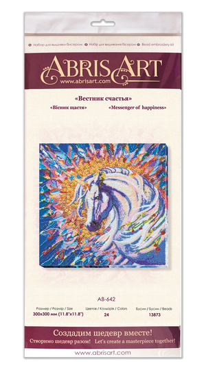 Bead Embroidery Kit Main Bead Embroidery Kit Messenger of happiness