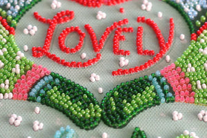 Bead Embroidery Kit Mid-sized bead embroidery kit Have a lovely holidays