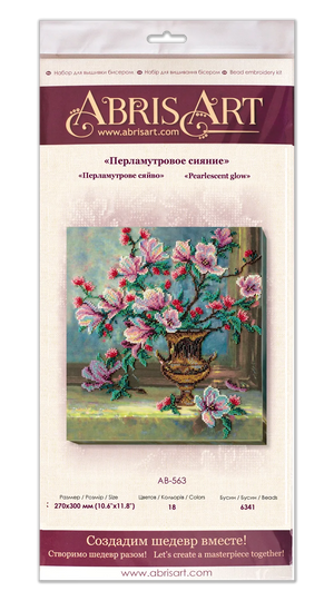 Bead Embroidery Kit Main Bead Embroidery Kit Pearlescent glow