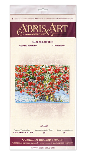 Bead Embroidery Kit Main Bead Embroidery Kit Tree of love