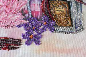 Bead Embroidery Kit Main Bead Embroidery Kit Floral trail