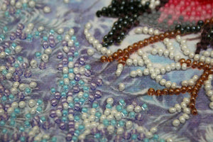 Bead Embroidery Kit Mini Bead embroidery kit Warmth together