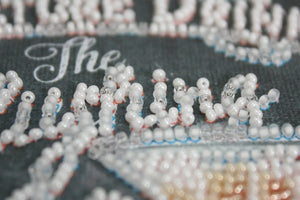 Bead Embroidery Kit Mini Bead embroidery kit Blushing bride