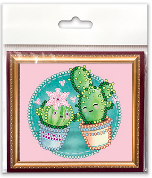 Magnets Bead Embroidery Kit Magnets Bead embroidery kit Little cacti