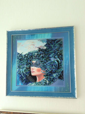 Bead Embroidery Kit Main Bead Embroidery Kit The Four Elements – Water