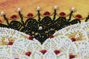 Bead Embroidery Kit Main Bead Embroidery Kit Lace tie