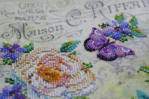 Bead Embroidery Kit Main Bead Embroidery Kit Flowers for your beloved