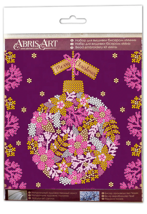 Bead Embroidery Kit Mini Bead embroidery kit Flower ball