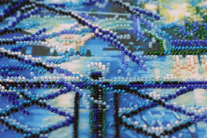 Bead Embroidery Kit Main Bead Embroidery Kit Shining blue