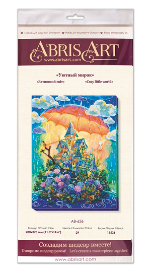 Bead Embroidery Kit Main Bead Embroidery Kit Cozy little world