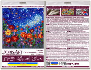 Bead Embroidery Kit Mini Bead embroidery kit A Midsummer Night's Dream