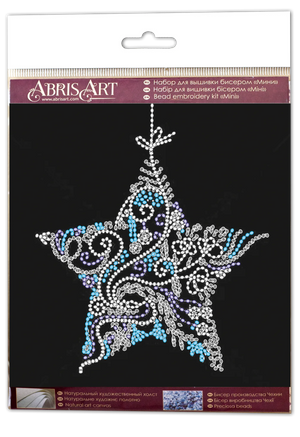 Bead Embroidery Kit Mini Bead embroidery kit Lace star